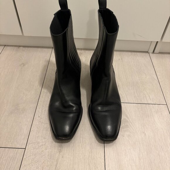 Aeyde Neil Leather Ankle Boots - Picture 4 of 8